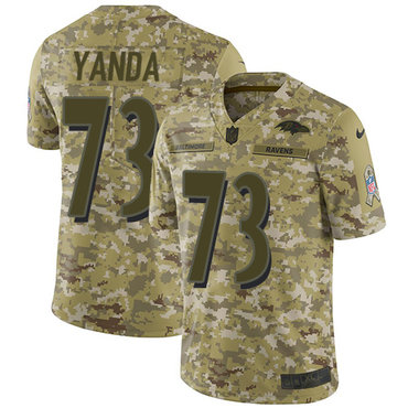 Nike Ravens #73 Marshal Yanda Camo Men's Stitched NFL Limited 2018 Salute To Service Jersey Nike Ravens #73 Marshal Yanda Camo Men's Stitched NFL Limited 2018 Salute To Service Jersey
