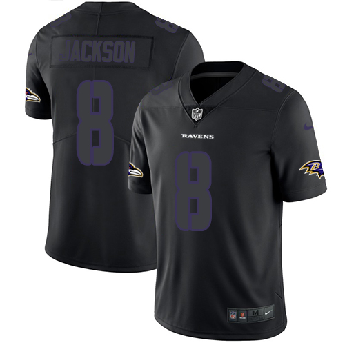 Nike Ravens #8 Lamar Jackson Black Men's Stitched NFL Limited Rush Impact Jersey Nike Ravens #8 Lamar Jackson Black Men's Stitched NFL Limited Rush Impact Jersey