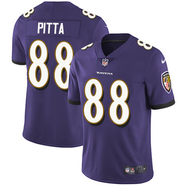 Nike Ravens #88 Dennis Pitta Purple Team Color Men's Stitched NFL Vapor Untouchable Limited Jersey