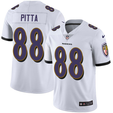 Nike Ravens #88 Dennis Pitta White Men's Stitched NFL Vapor Untouchable Limited Jersey