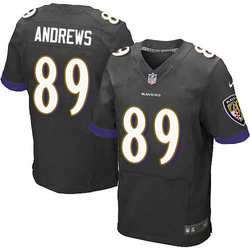Nike Ravens #89 Mark Andrews Black Alternate Men's Stitched NFL New Elite Jersey Nike Ravens #89 Mark Andrews Black Alternate Men's Stitched NFL New Elite Jersey