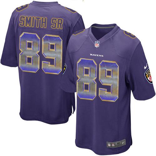 Nike Ravens #89 Steve Smith Sr Purple Team Color Men's Stitched NFL Limited Strobe Jersey Nike Ravens #89 Steve Smith Sr Purple Team Color Men's Stitched NFL Limited Strobe Jersey