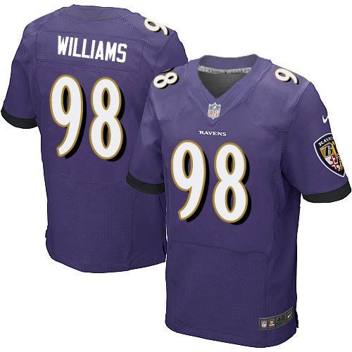 Nike Ravens #98 Brandon Williams Purple Team Color Men's jerseys Nike Ravens #98 Brandon Williams Purple Team Color Men's jerseys