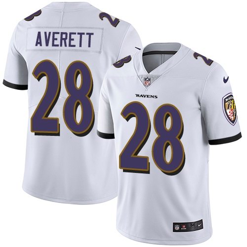 Nike Ravens 28 Anthony Averett White Vapor Untouchable Limited Jersey Nike Ravens 28 Anthony Averett White Vapor Untouchable Limited Jersey