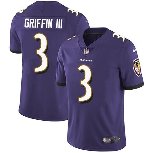 Nike Ravens 3 Robert Griffin III Purple Vapor Untouchable Limited Jersey Nike Ravens 3 Robert Griffin III Purple Vapor Untouchable Limited Jersey