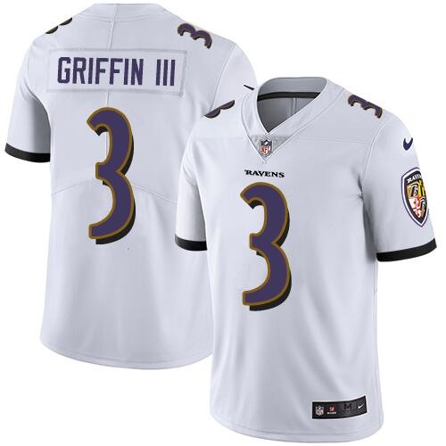 Nike Ravens 3 Robert Griffin III White Vapor Untouchable Limited Jersey Nike Ravens 3 Robert Griffin III White Vapor Untouchable Limited Jersey