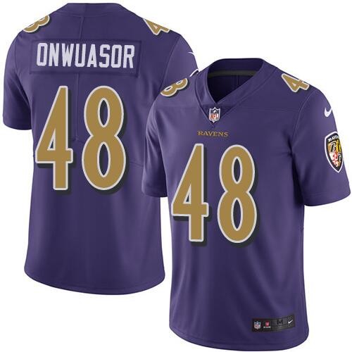 Nike Ravens 48 Patrick Onwuasor Purple Vapor Untouchable Color Rush Limited Jersey Nike Ravens 48 Patrick Onwuasor Purple Vapor Untouchable Color Rush Limited Jersey