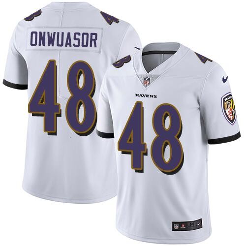Nike Ravens 48 Patrick Onwuasor White Vapor Untouchable Limited Jersey Nike Ravens 48 Patrick Onwuasor White Vapor Untouchable Limited Jersey