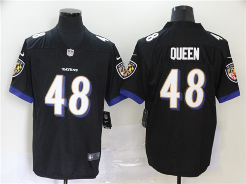 Nike Ravens 48 Patrick Queen Black 2020 NFL Draft First Round Pick Vapor Untouchable Limited Jersey
