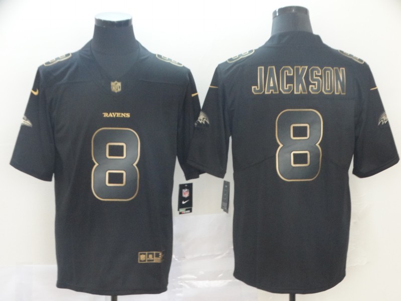 Nike Ravens 8 Lamar Jackson Black Gold Vapor Untouchable Limited Jersey Nike Ravens 8 Lamar Jackson Black Gold Vapor Untouchable Limited Jersey