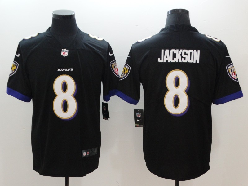 Nike Ravens 8 Lamar Jackson Black Vapor Untouchable Limited Jersey Nike Ravens 8 Lamar Jackson Black Vapor Untouchable Limited Jersey