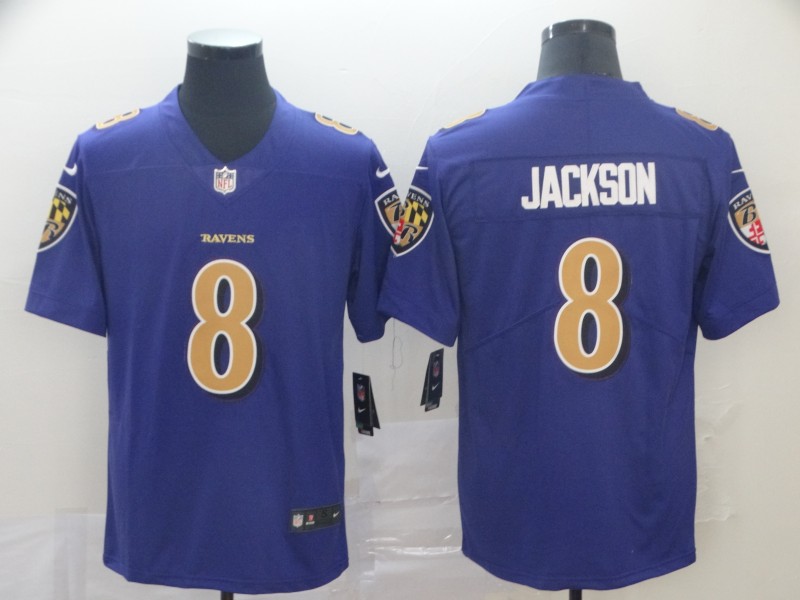 Nike Ravens 8 Lamar Jackson Purple Color Rush Limited Jersey Nike Ravens 8 Lamar Jackson Purple Color Rush Limited Jersey