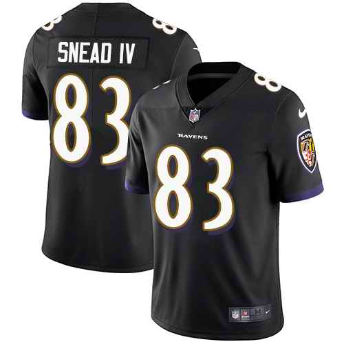 Nike Ravens 83 Willie Snead IV Black Vapor Untouchable Limited Jersey Nike Ravens 83 Willie Snead IV Black Vapor Untouchable Limited Jersey