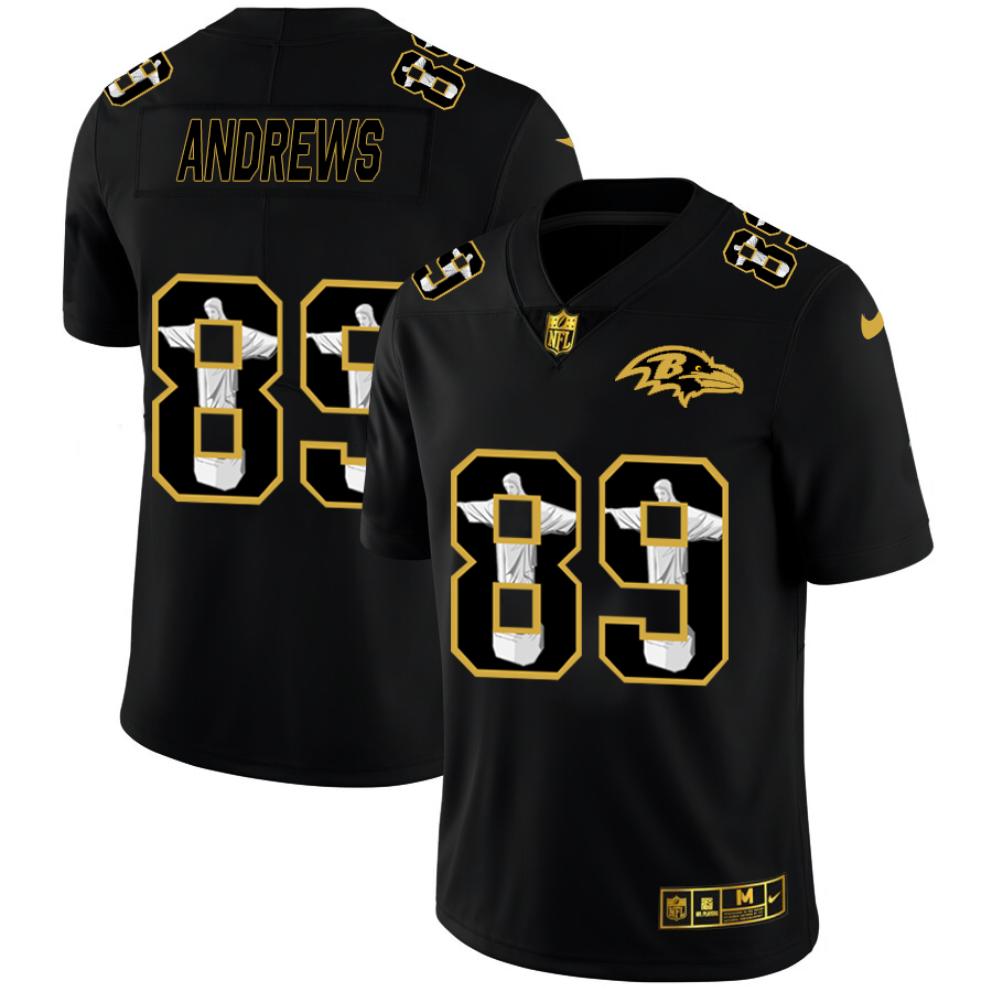 Nike Ravens 89 Mark Andrews Black Jesus Faith Edition Limited Jersey Nike Ravens 89 Mark Andrews Black Jesus Faith Edition Limited Jersey