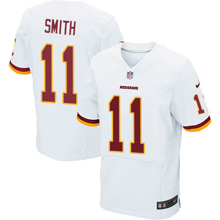 Nike Redskins #11 Alex Smith White Men's Stitched NFL Elite Jersey Nike Redskins #11 Alex Smith White Men's Stitched NFL Elite Jersey
