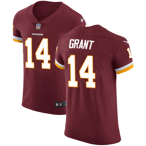 Nike Redskins #14 Ryan Grant Burgundy Red Team Color Men's Stitched NFL Vapor Untouchable Elite Jersey