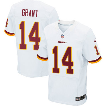 Nike Redskins #14 Ryan Grant White Men's Stitched NFL Elite Jersey