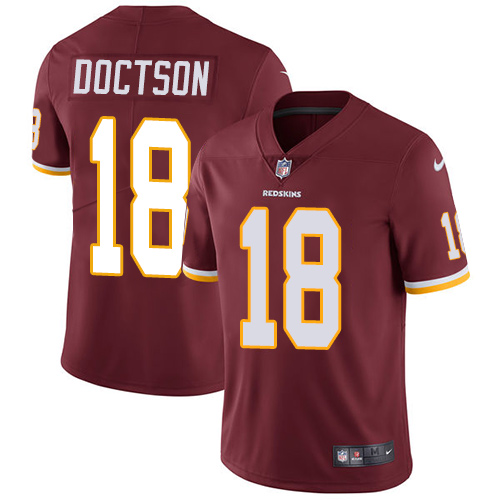 Nike Redskins #18 Josh Doctson Burgundy Red Team Color Men's Stitched NFL Vapor Untouchable Limited Jersey Nike Redskins #18 Josh Doctson Burgundy Red Team Color Men's Stitched NFL Vapor Untouchable Limited Jersey