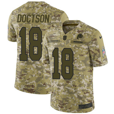 Nike Redskins #18 Josh Doctson Camo Men's Stitched NFL Limited 2018 Salute To Service Jersey Nike Redskins #18 Josh Doctson Camo Men's Stitched NFL Limited 2018 Salute To Service Jersey