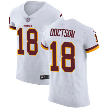 Nike Redskins #18 Josh Doctson White Men's Stitched NFL Vapor Untouchable Elite Jersey Nike Redskins #18 Josh Doctson White Men's Stitched NFL Vapor Untouchable Elite Jersey
