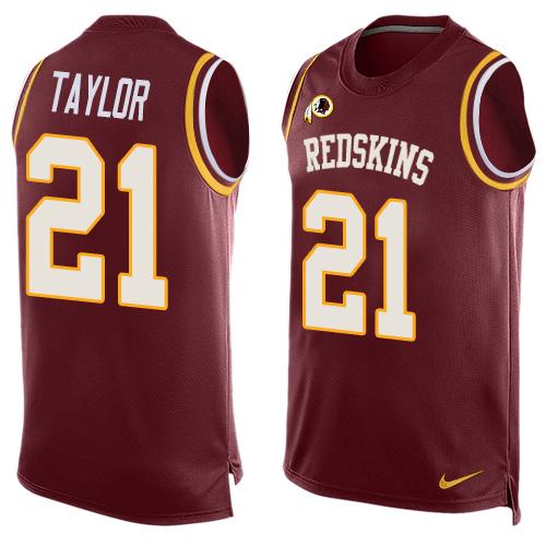 Nike Redskins #21 Sean Taylor Burgundy Red Team Color Men's Stitched NFL Limited Tank Top Jersey Nike Redskins #21 Sean Taylor Burgundy Red Team Color Men's Stitched NFL Limited Tank Top Jersey