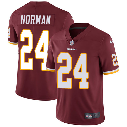 Nike Redskins #24 Josh Norman Burgundy Red Team Color Men's Stitched NFL Vapor Untouchable Limited Jersey Nike Redskins #24 Josh Norman Burgundy Red Team Color Men's Stitched NFL Vapor Untouchable Limited Jersey