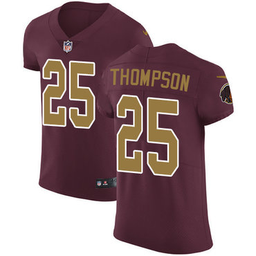 Nike Redskins #25 Chris Thompson Burgundy Red Alternate Men's Stitched NFL Vapor Untouchable Elite Jersey Nike Redskins #25 Chris Thompson Burgundy Red Alternate Men's Stitched NFL Vapor Untouchable Elite Jersey