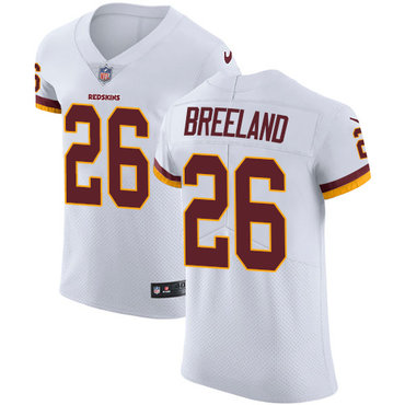 Nike Redskins #26 Bashaud Breeland White Men's Stitched NFL Vapor Untouchable Elite Jersey Nike Redskins #26 Bashaud Breeland White Men's Stitched NFL Vapor Untouchable Elite Jersey