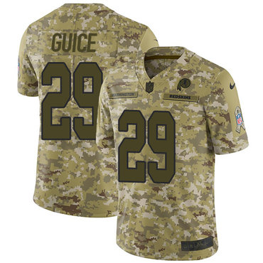 Nike Redskins #29 Derrius Guice Camo Men's Stitched NFL Limited 2018 Salute To Service Jersey Nike Redskins #29 Derrius Guice Camo Men's Stitched NFL Limited 2018 Salute To Service Jersey