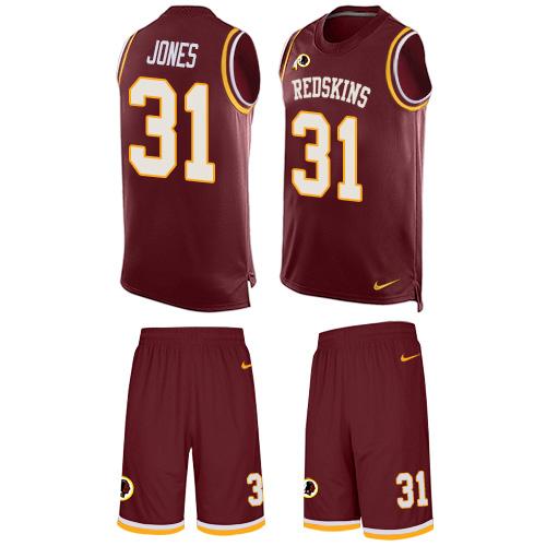 Nike Redskins #31 Matt Jones Burgundy Red Team Color Men's Stitched NFL Limited Tank Top Suit Jersey Nike Redskins #31 Matt Jones Burgundy Red Team Color Men's Stitched NFL Limited Tank Top Suit Jersey