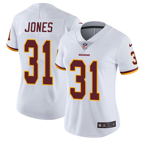 Nike Redskins #31 Matt Jones White Women's Stitched NFL Vapor Untouchable Limited Jersey