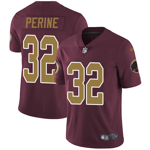Nike Redskins #32 Samaje Perine Burgundy Red Alternate Men's Stitched NFL Vapor Untouchable Limited Jersey Nike Redskins #32 Samaje Perine Burgundy Red Alternate Men's Stitched NFL Vapor Untouchable Limited Jersey