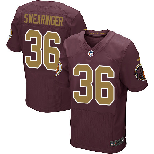Nike Redskins #36 D.J. Swearinger Burgundy Red Alternate Men's Stitched NFL 80TH Throwback Elite Jersey Nike Redskins #36 D.J. Swearinger Burgundy Red Alternate Men's Stitched NFL 80TH Throwback Elite Jersey