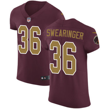 Nike Redskins #36 D.J. Swearinger Burgundy Red Alternate Men's Stitched NFL Vapor Untouchable Elite Jersey Nike Redskins #36 D.J. Swearinger Burgundy Red Alternate Men's Stitched NFL Vapor Untouchable Elite Jersey