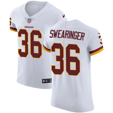 Nike Redskins #36 D.J. Swearinger White Men's Stitched NFL Vapor Untouchable Elite Jersey Nike Redskins #36 D.J. Swearinger White Men's Stitched NFL Vapor Untouchable Elite Jersey