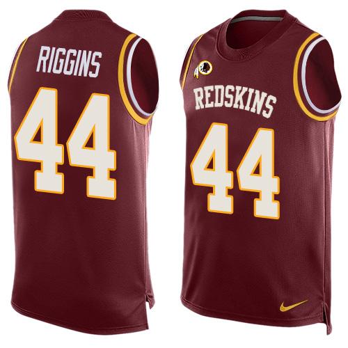 Nike Redskins #44 John Riggins Burgundy Red Team Color Men's Stitched NFL Limited Tank Top Jersey Nike Redskins #44 John Riggins Burgundy Red Team Color Men's Stitched NFL Limited Tank Top Jersey