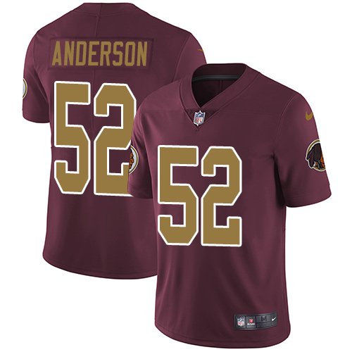 Nike Redskins #52 Ryan Anderson Burgundy Red Alternate Men's Stitched NFL Vapor Untouchable Limited Jersey Nike Redskins #52 Ryan Anderson Burgundy Red Alternate Men's Stitched NFL Vapor Untouchable Limited Jersey