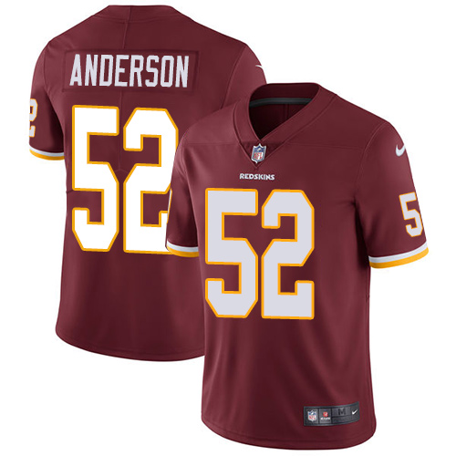 Nike Redskins #52 Ryan Anderson Burgundy Red Team Color Men's Stitched NFL Vapor Untouchable Limited Jersey Nike Redskins #52 Ryan Anderson Burgundy Red Team Color Men's Stitched NFL Vapor Untouchable Limited Jersey