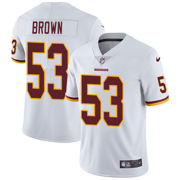 Nike Redskins #53 Zach Brown White Men's Stitched NFL Vapor Untouchable Limited Jersey Nike Redskins #53 Zach Brown White Men's Stitched NFL Vapor Untouchable Limited Jersey