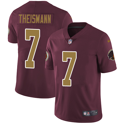 Nike Redskins #7 Joe Theismann Burgundy Red Alternate Men's Stitched NFL Vapor Untouchable Limited Jersey Nike Redskins #7 Joe Theismann Burgundy Red Alternate Men's Stitched NFL Vapor Untouchable Limited Jersey