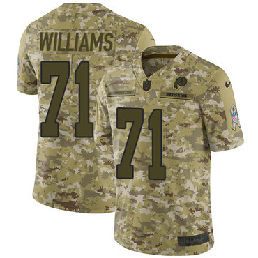 Nike Redskins #71 Trent Williams Camo Men's Stitched NFL Limited 2018 Salute To Service Jersey Nike Redskins #71 Trent Williams Camo Men's Stitched NFL Limited 2018 Salute To Service Jersey