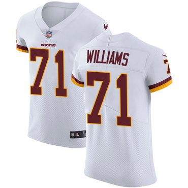 Nike Redskins #71 Trent Williams White Men's Stitched NFL Vapor Untouchable Elite Jersey Nike Redskins #71 Trent Williams White Men's Stitched NFL Vapor Untouchable Elite Jersey