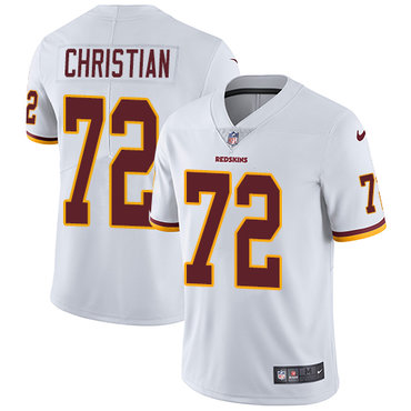 Nike Redskins #72 Geron Christian White Men's Stitched NFL Vapor Untouchable Limited Jersey Nike Redskins #72 Geron Christian White Men's Stitched NFL Vapor Untouchable Limited Jersey