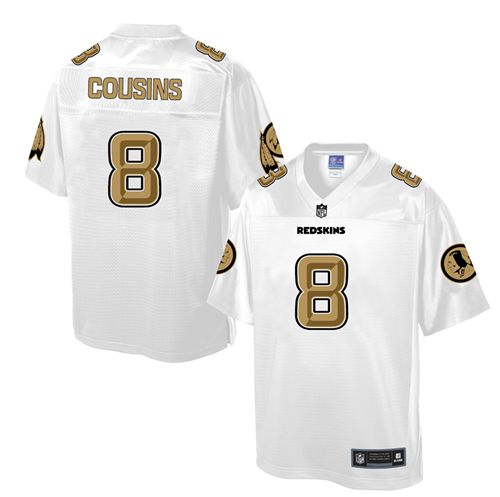 Nike Redskins #8 Kirk Cousins White Men's NFL Pro Line Fashion Game Jersey Nike Redskins #8 Kirk Cousins White Men's NFL Pro Line Fashion Game Jersey
