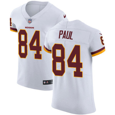 Nike Redskins #84 Niles Paul White Men's Stitched NFL Vapor Untouchable Elite Jersey Nike Redskins #84 Niles Paul White Men's Stitched NFL Vapor Untouchable Elite Jersey