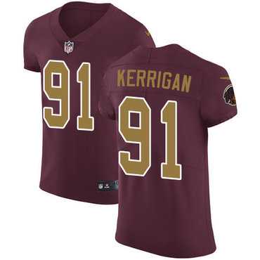 Nike Redskins #91 Ryan Kerrigan Burgundy Red Alternate Men's Stitched NFL Vapor Untouchable Elite Jersey Nike Redskins #91 Ryan Kerrigan Burgundy Red Alternate Men's Stitched NFL Vapor Untouchable Elite Jersey
