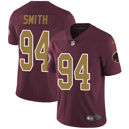 Nike Redskins #94 Preston Smith Burgundy Red Alternate Men's Stitched NFL Vapor Untouchable Limited Jersey Nike Redskins #94 Preston Smith Burgundy Red Alternate Men's Stitched NFL Vapor Untouchable Limited Jersey