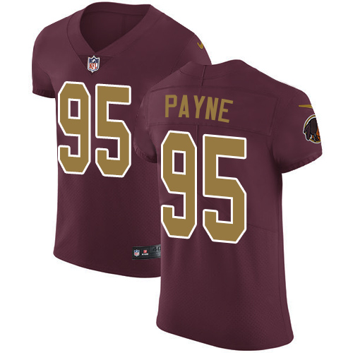 Nike Redskins #95 Da'Ron Payne Burgundy Red Alternate Men's Stitched NFL Vapor Untouchable Elite Jersey Nike Redskins #95 Da'Ron Payne Burgundy Red Alternate Men's Stitched NFL Vapor Untouchable Elite Jersey