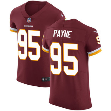 Nike Redskins #95 Da'Ron Payne Burgundy Red Team Color Men's Stitched NFL Vapor Untouchable Elite Jersey Nike Redskins #95 Da'Ron Payne Burgundy Red Team Color Men's Stitched NFL Vapor Untouchable Elite Jersey