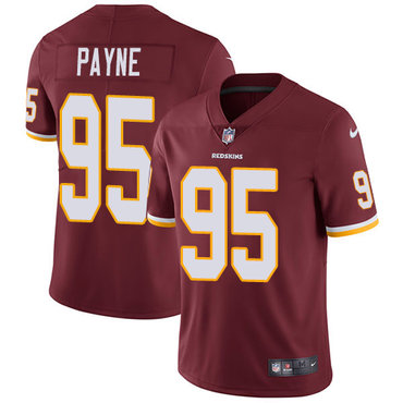 Nike Redskins #95 Da'Ron Payne Burgundy Red Team Color Men's Stitched NFL Vapor Untouchable Limited Jersey Nike Redskins #95 Da'Ron Payne Burgundy Red Team Color Men's Stitched NFL Vapor Untouchable Limited Jersey